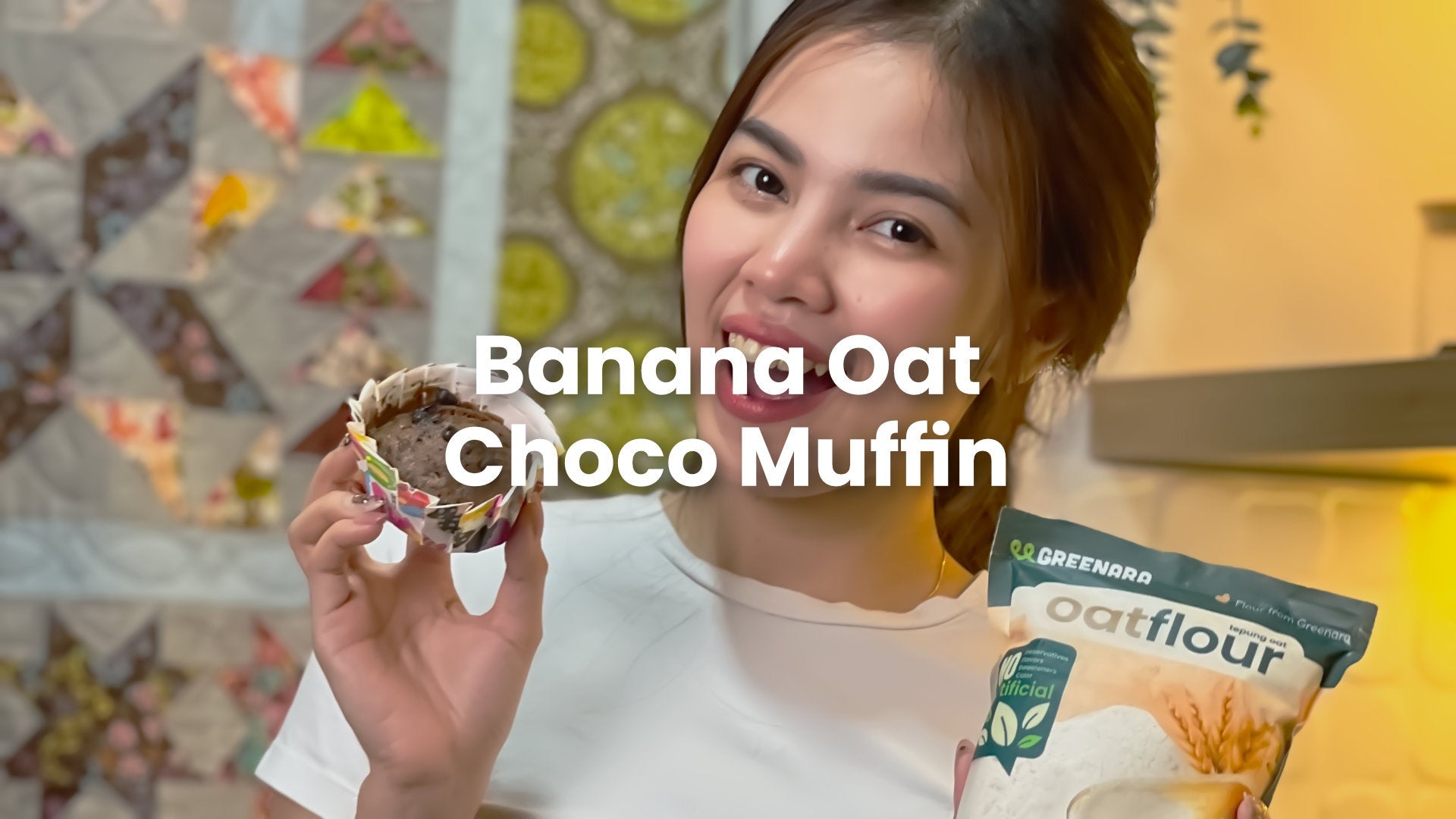 Banana Oat Choco Muffin, Bekal Sehat & Simpel untuk Hari Pertama Sekolah