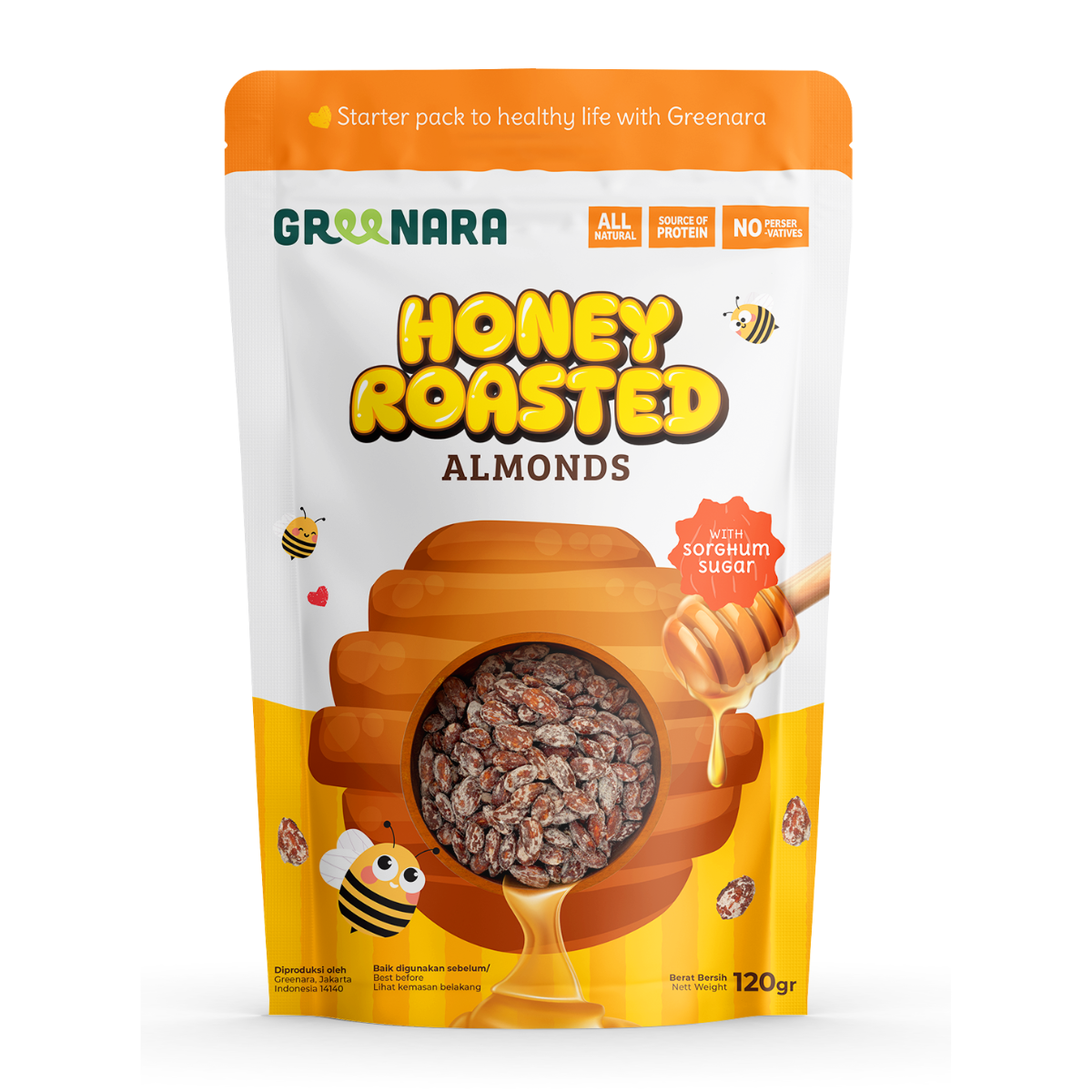 Kacang Almond Panggang Madu / Honey Roasted Almond