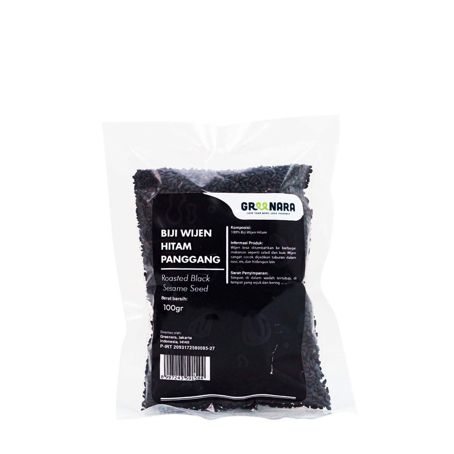 Wijen Hitam Panggang / Roasted Black Sesame Seed