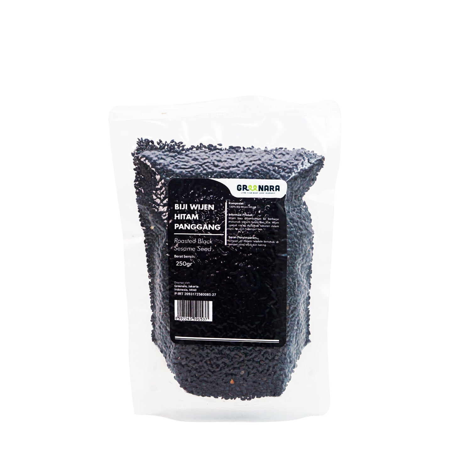 Wijen Hitam Panggang / Roasted Black Sesame Seed