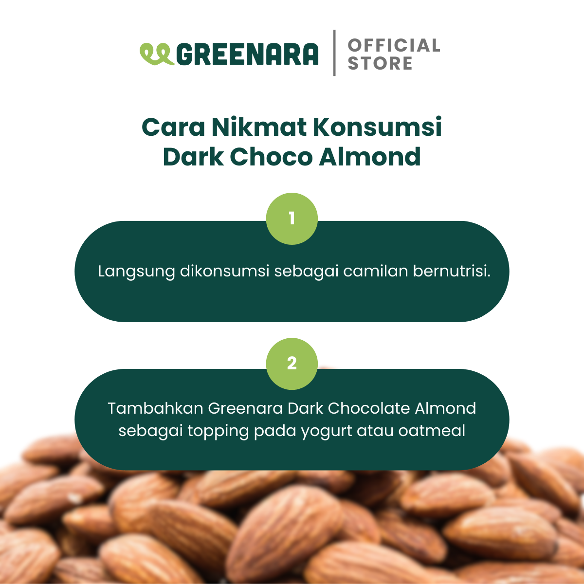 Kacang Almond Coklat / Almond Dark Choco