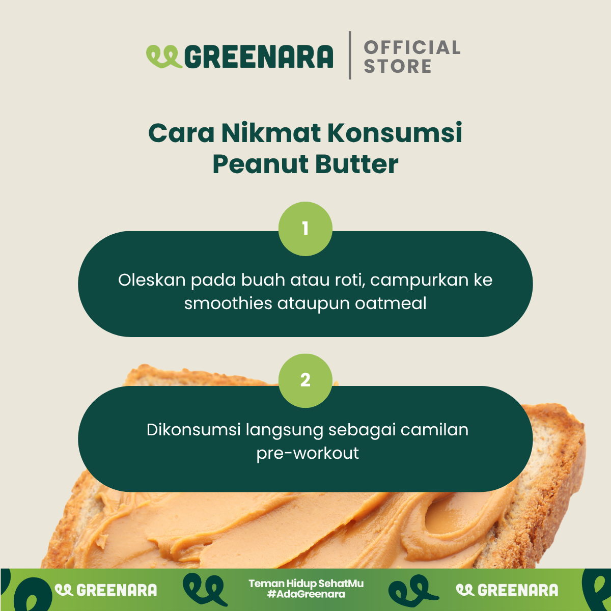 Greenara Selai Kacang Tawar (Original)