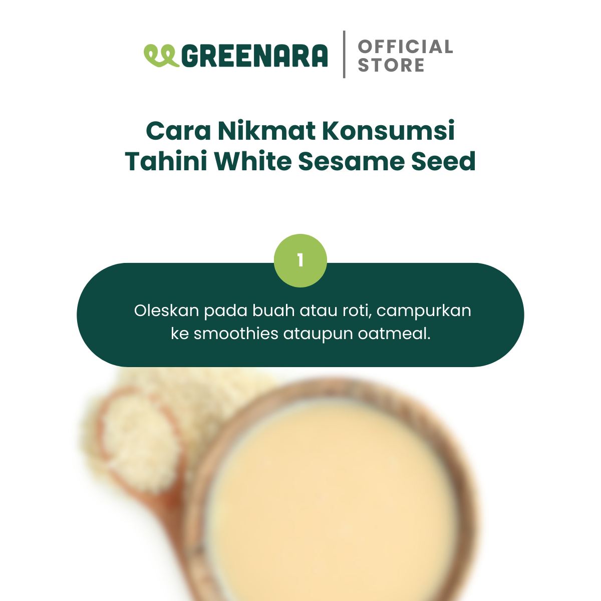 Tahini White Sesame Seed / Selai Wijen