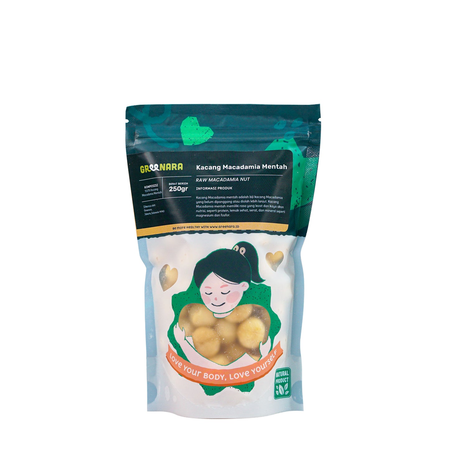 Kacang Macadamia Mentah / Raw Macadamia