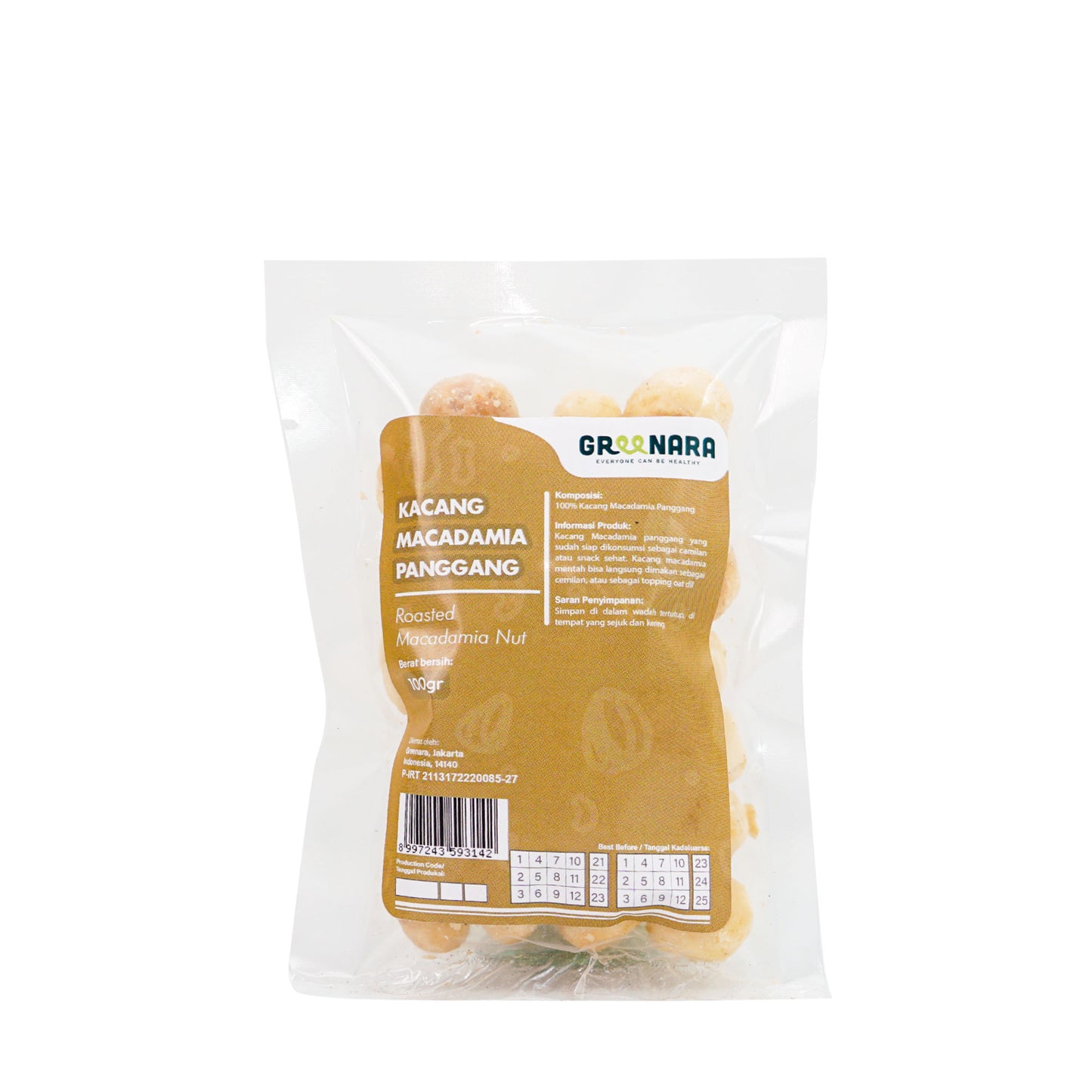Kacang Macadamia Panggang / Roasted Macadamia Nut
