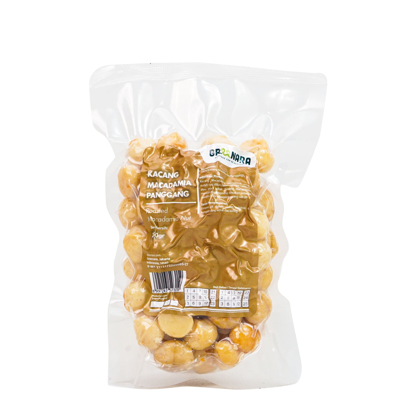 Kacang Macadamia Panggang / Roasted Macadamia Nut