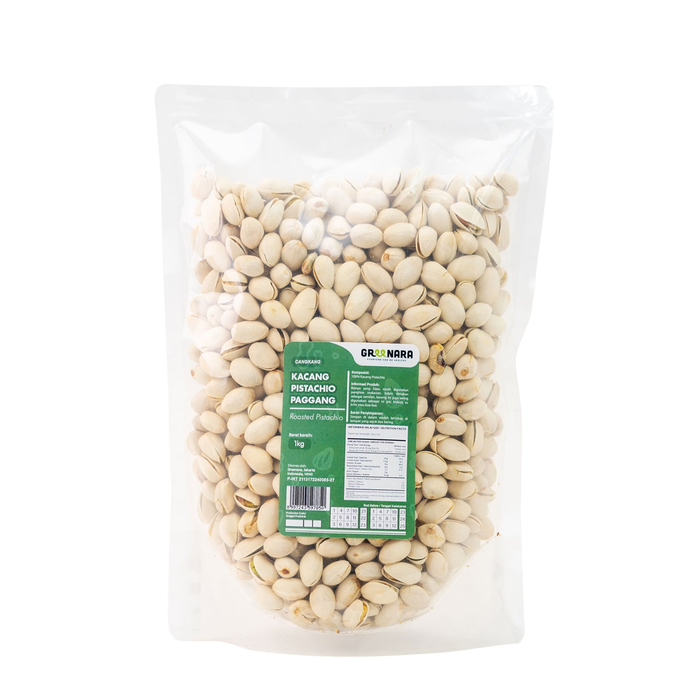 Kacang Pistachio Cangkang