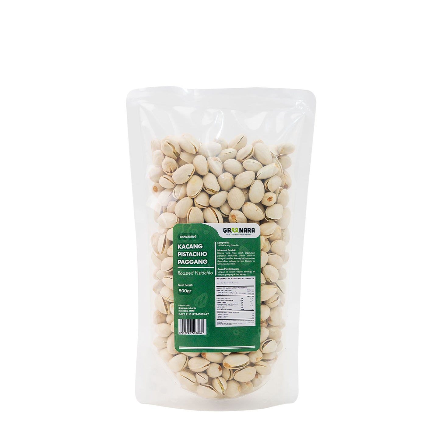 Kacang Pistachio Cangkang