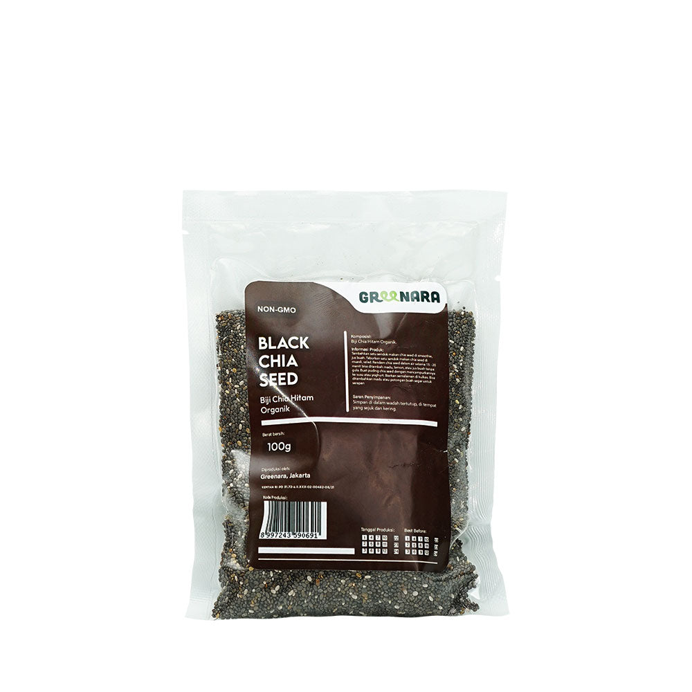 Biji Chia Hitam Organik/ Organic Black Chia Seed