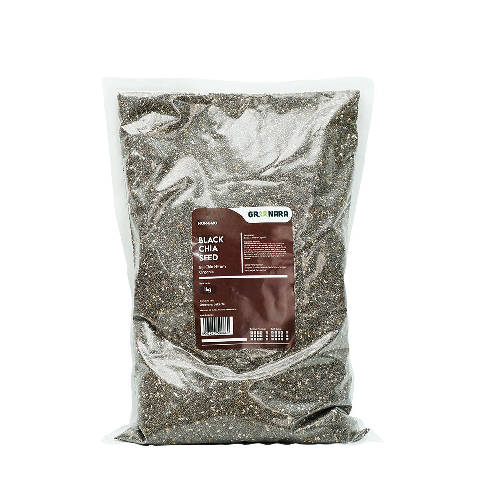 Biji Chia Hitam Organik/ Organic Black Chia Seed