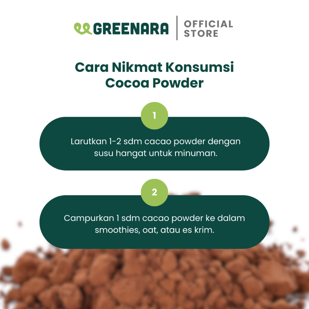 Greenara Cocoa Powder 150gr / Bubuk Coklat