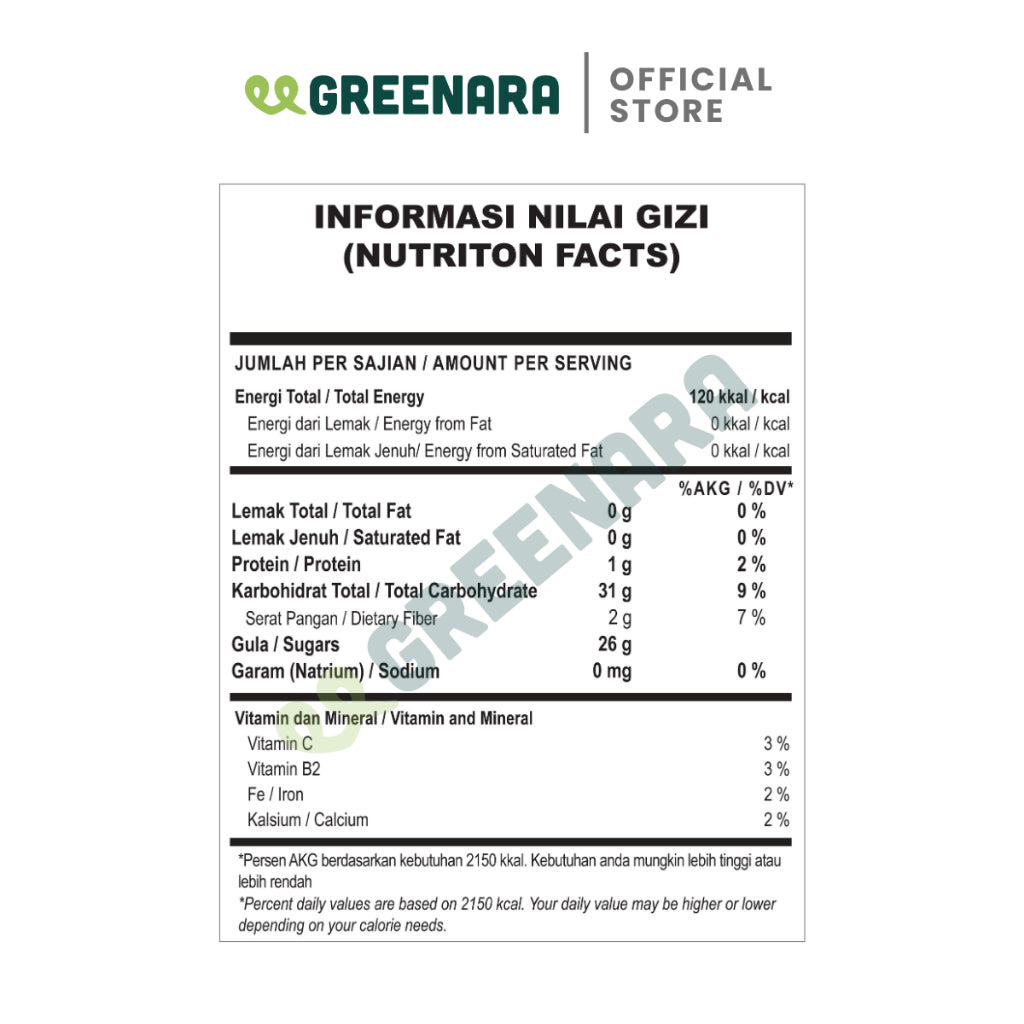 Greenara One Serving Family Fruit Mix 40gr / Snack Sehat / Camilan Buah Kering