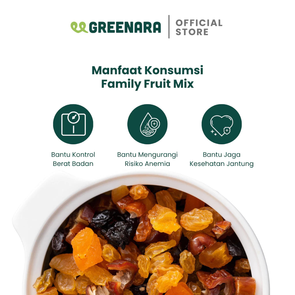 One Serving Family Fruit Mix 40g / Camilan Buah Kering
