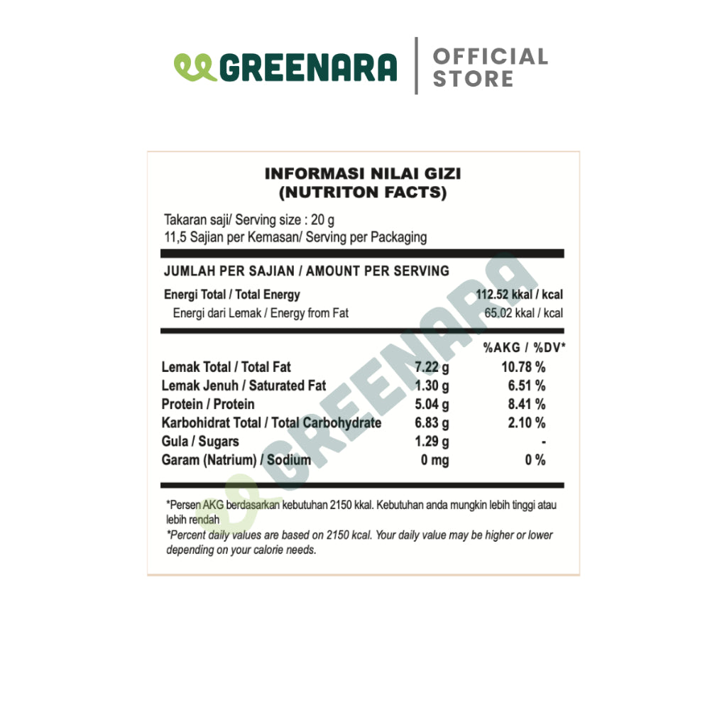 Greenara Selai Kacang Tawar (Original)