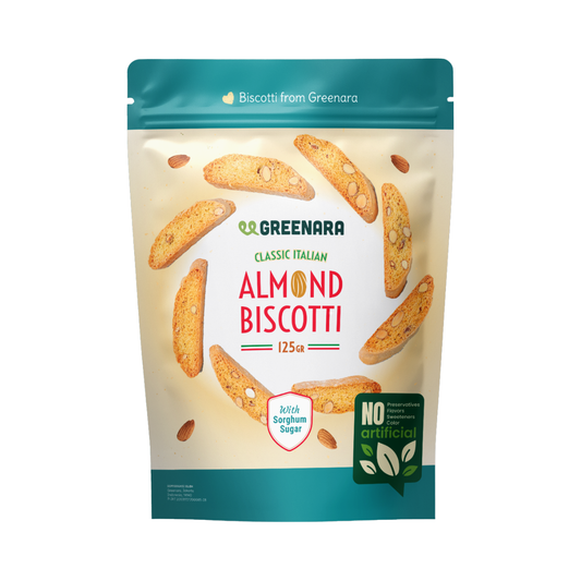 Greenara Classic Italian Almond Biscotti 125gr