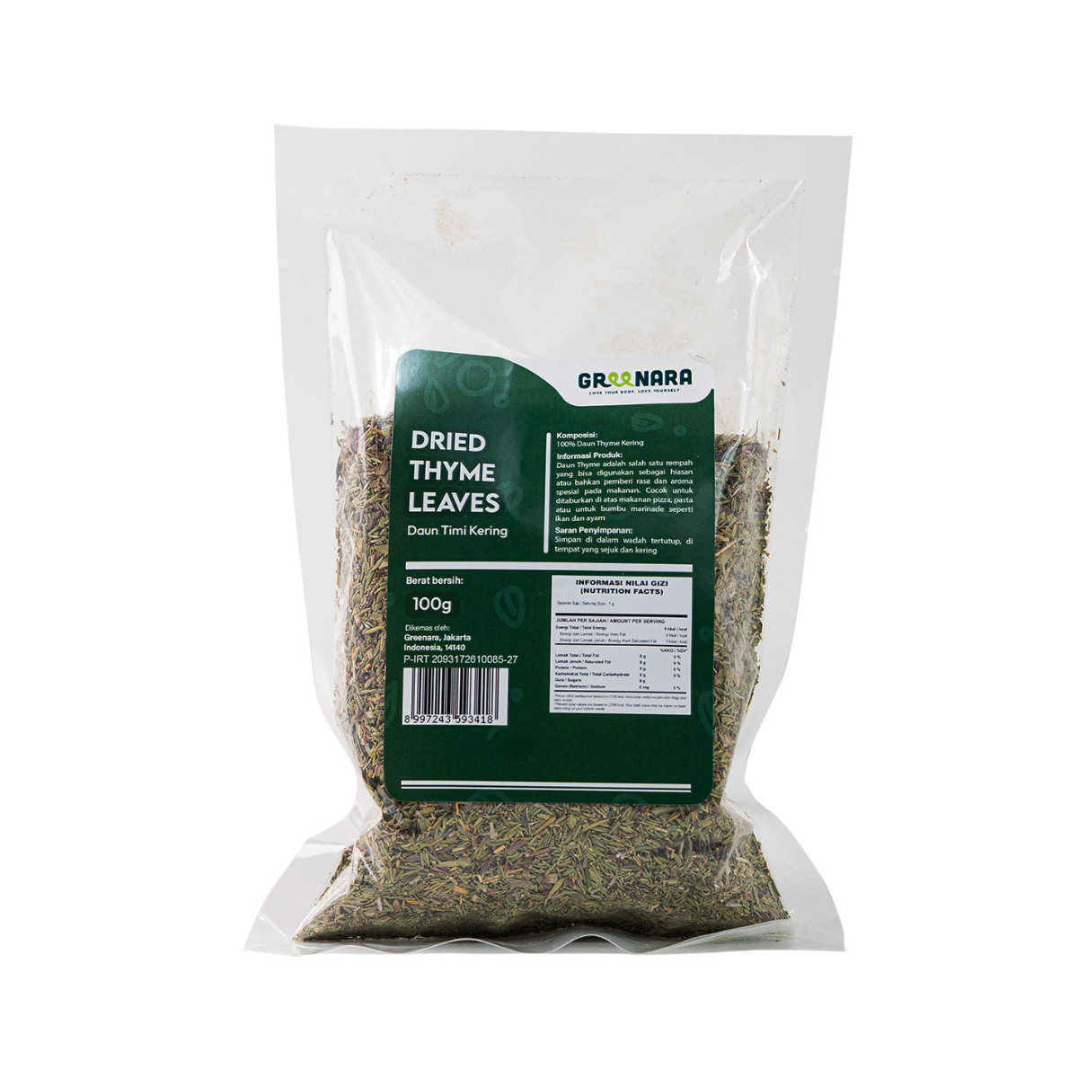 Daun Thyme Kering / Dried Thyme Leaves