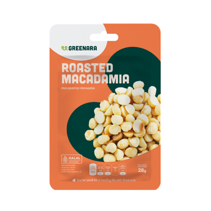 One Serving Roasted Macadamia 28g / Kacang Macadamia