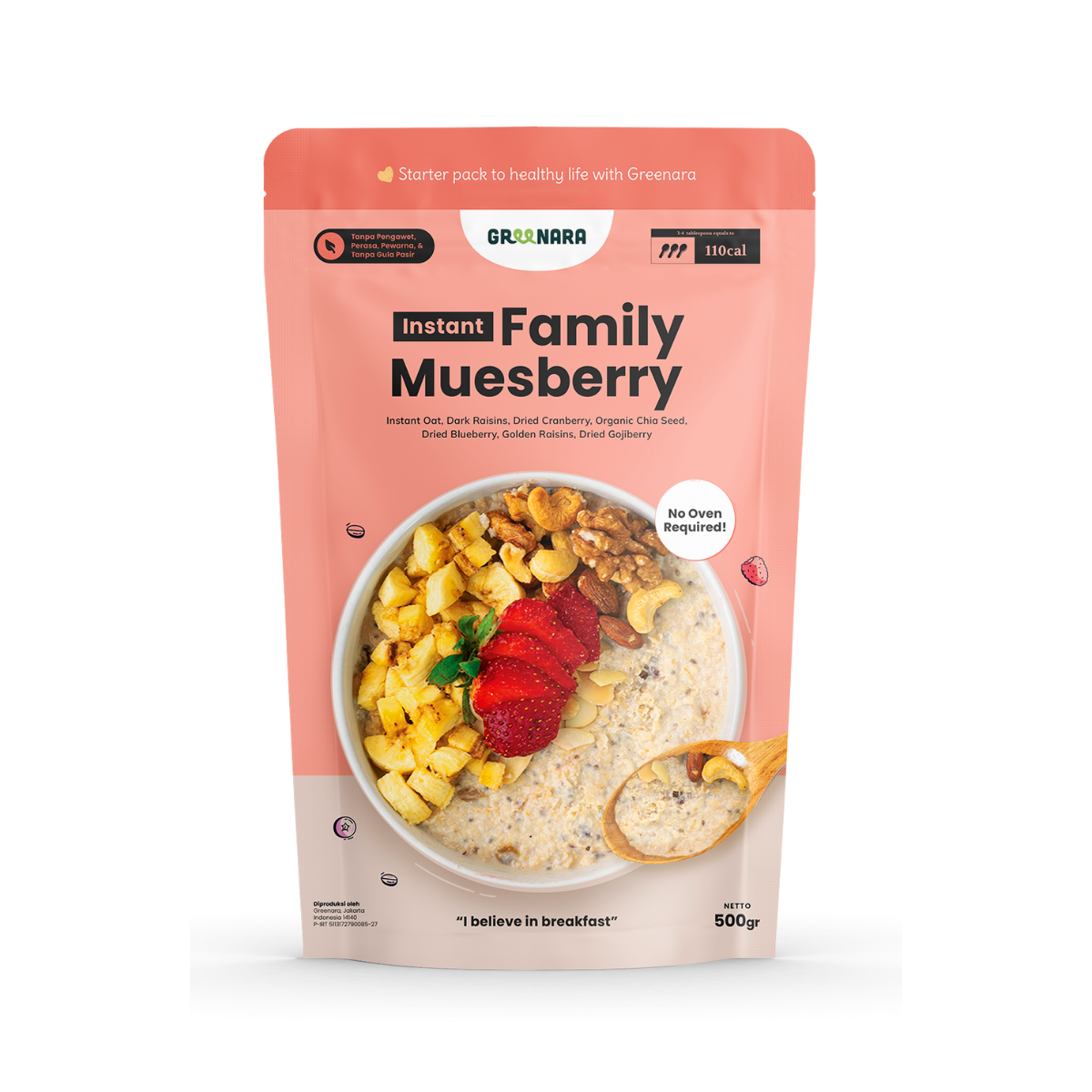 Instant Family Muesberry / Sarapan Sehat