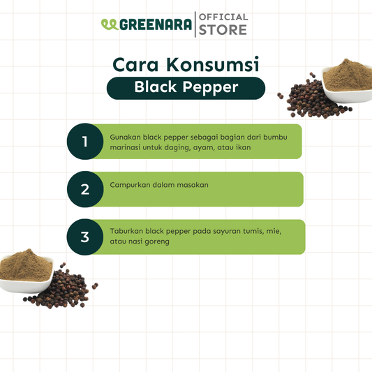 Crushed Black Pepper 55gr / lada hitam kasar