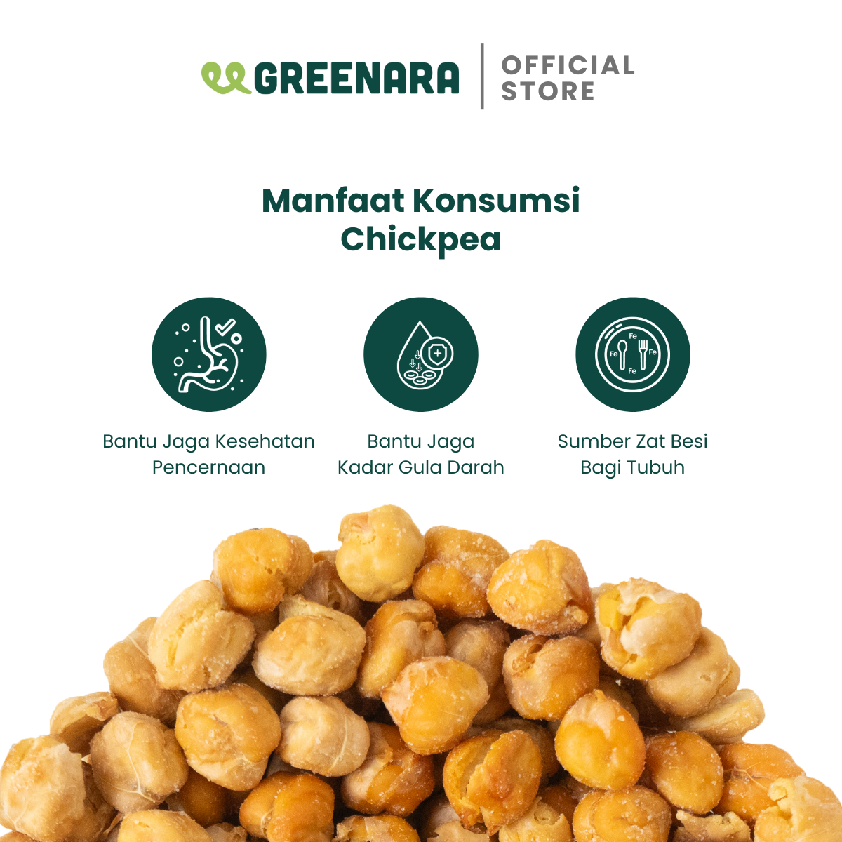 Chickpea Savory / Kacang Arab Panggang Gurih