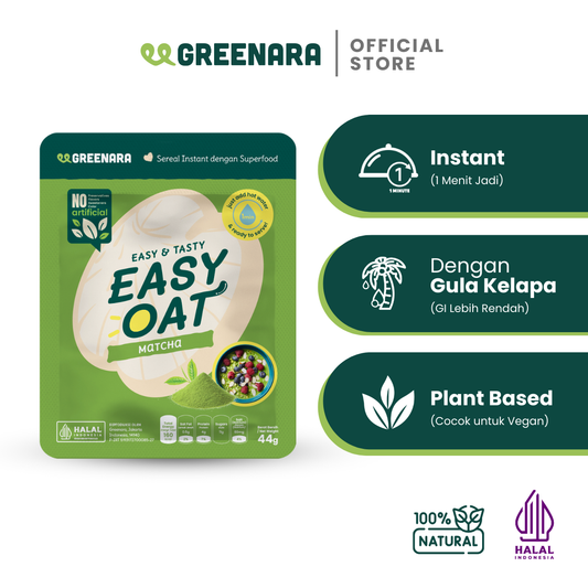 Easy Oat Matcha / Oat Instan Rasa Matcha