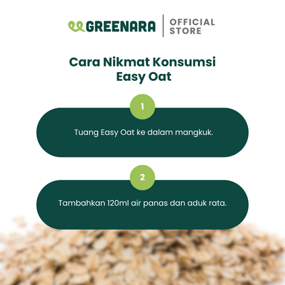 Easy Oat Matcha / Oat Instan Rasa Matcha