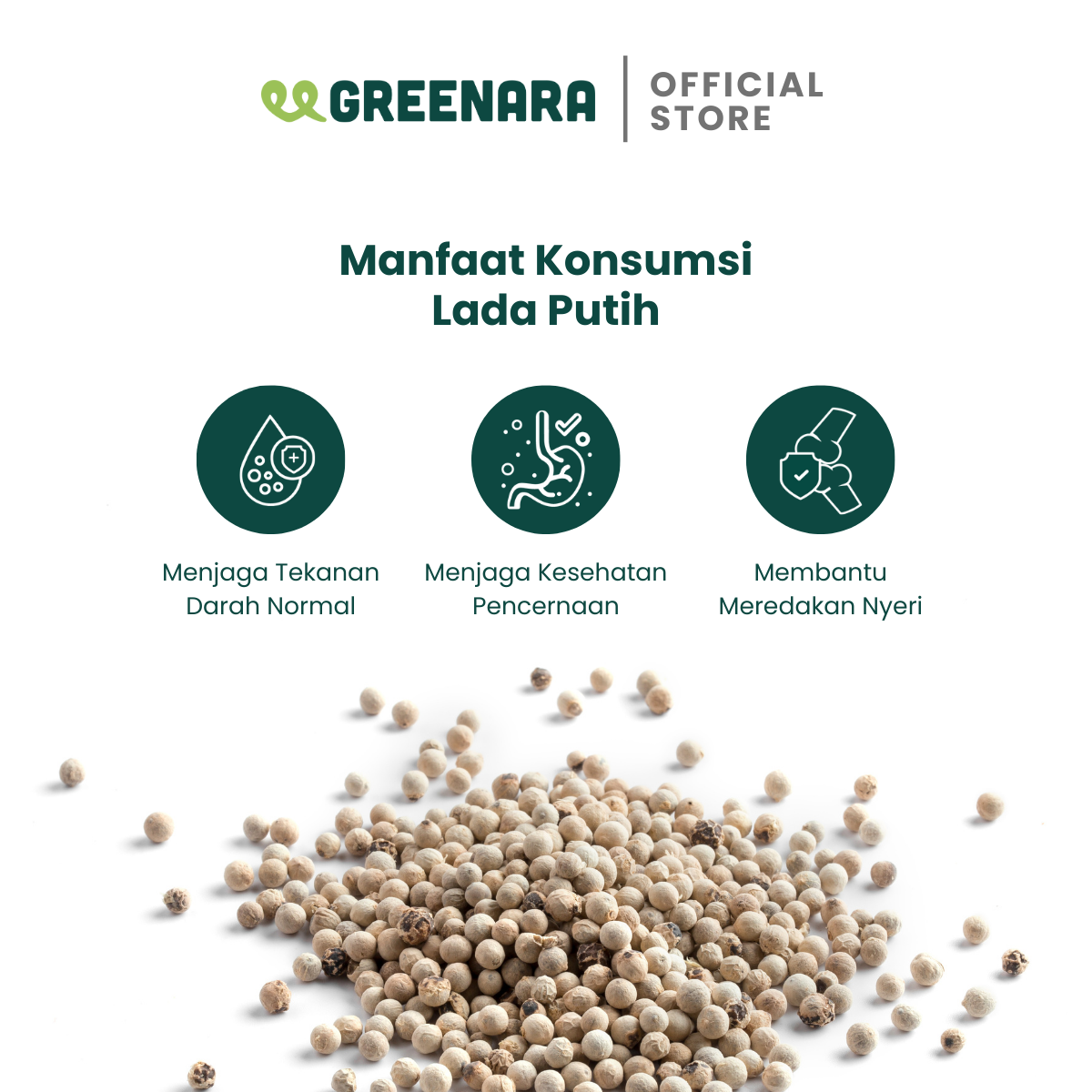 Lada Putih Bubuk / Ground Whitepepper