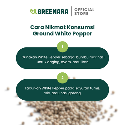 Lada Putih Bubuk / Ground Whitepepper