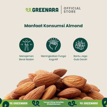 Kacang Almond Panggang Utuh