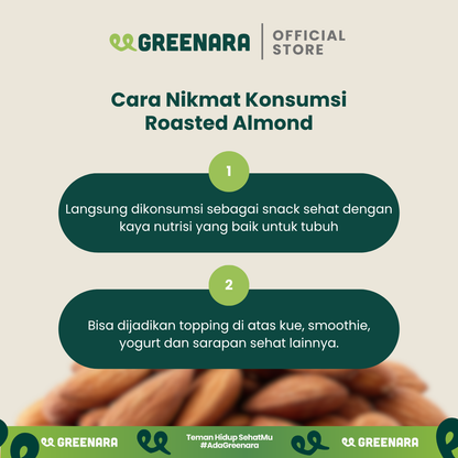 Kacang Almond Panggang Utuh