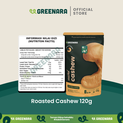 Greenara Kacang Mede Panggang 120gr / Roasted Cashew