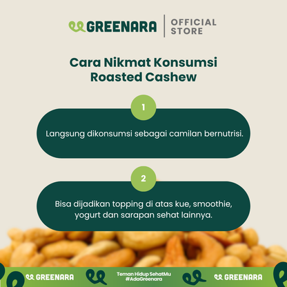 Greenara Kacang Mede Panggang 120gr / Roasted Cashew