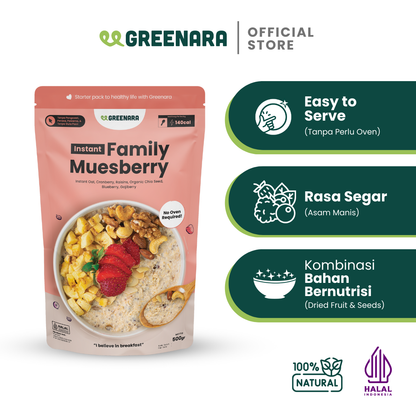 Instant Family Muesberry / Sarapan Sehat