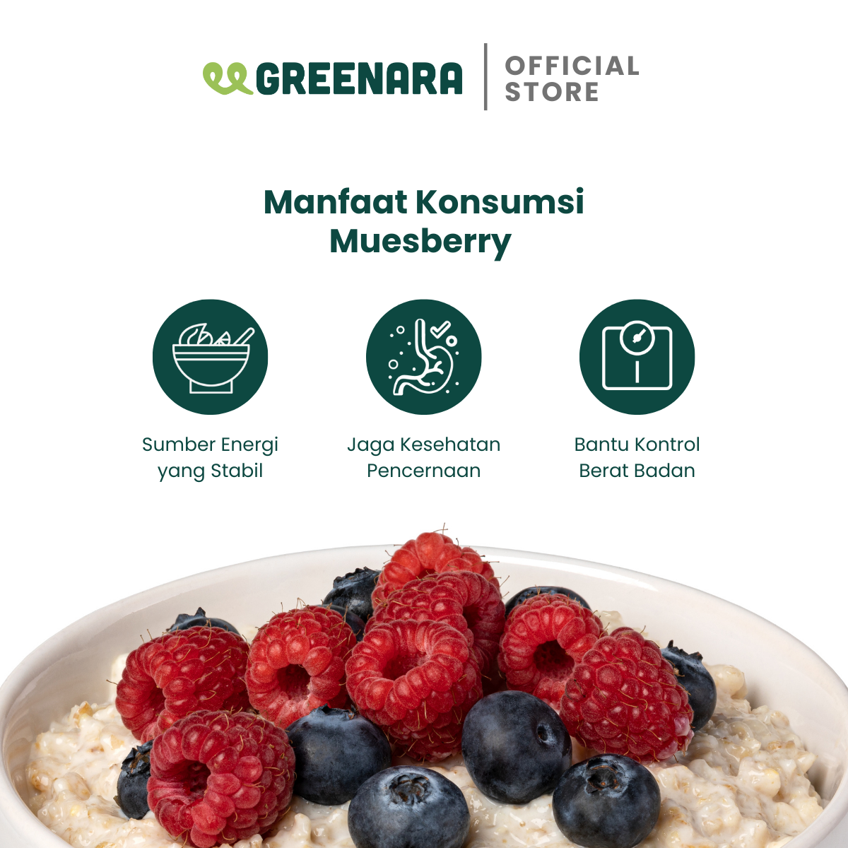 Greenara Sarapan Sehat Alami, Kaya Serat dan Nutrisi / Healthy Breakfast – Greenara