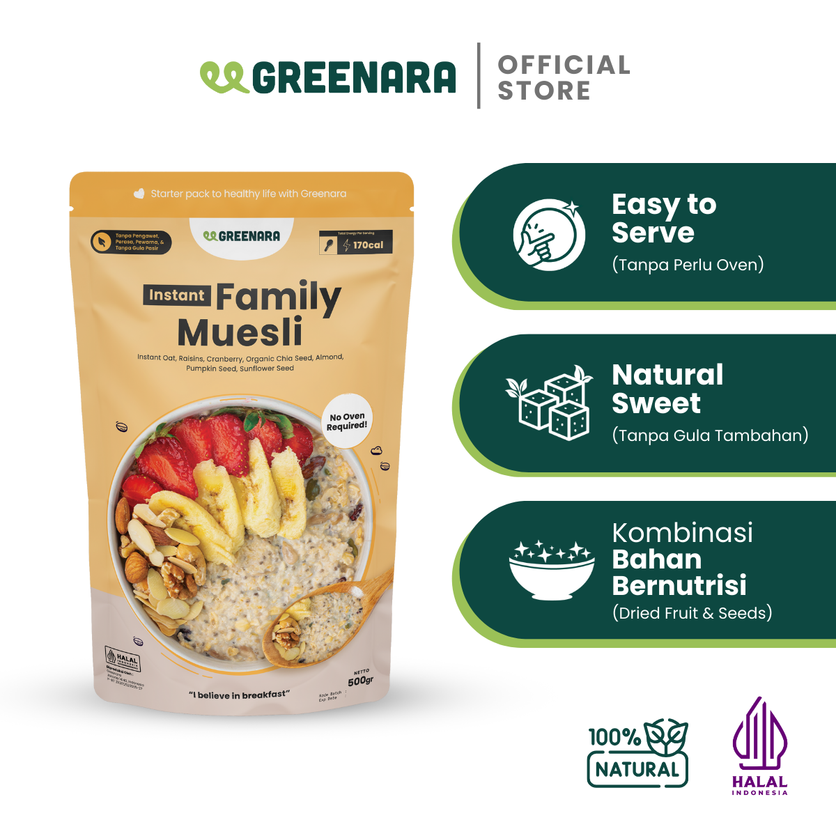 Instant Family Muesli / Sarapan Sehat