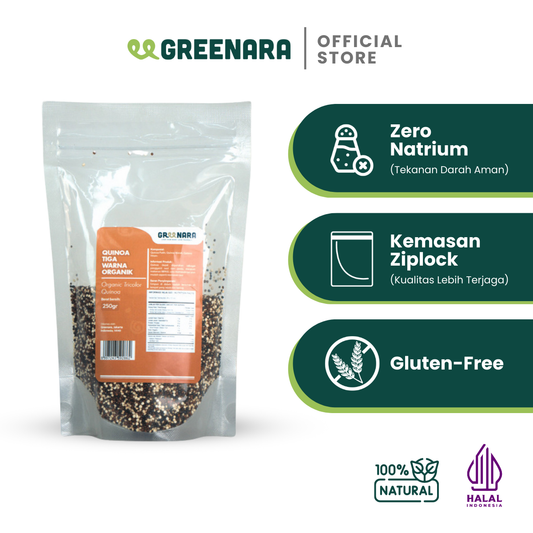 Quinoa Putih, Hitam Merah / Organic Tri Color Quinoa