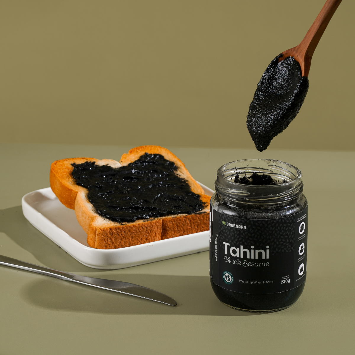 Tahini Putih Biji Wijen / Selai Wijen
