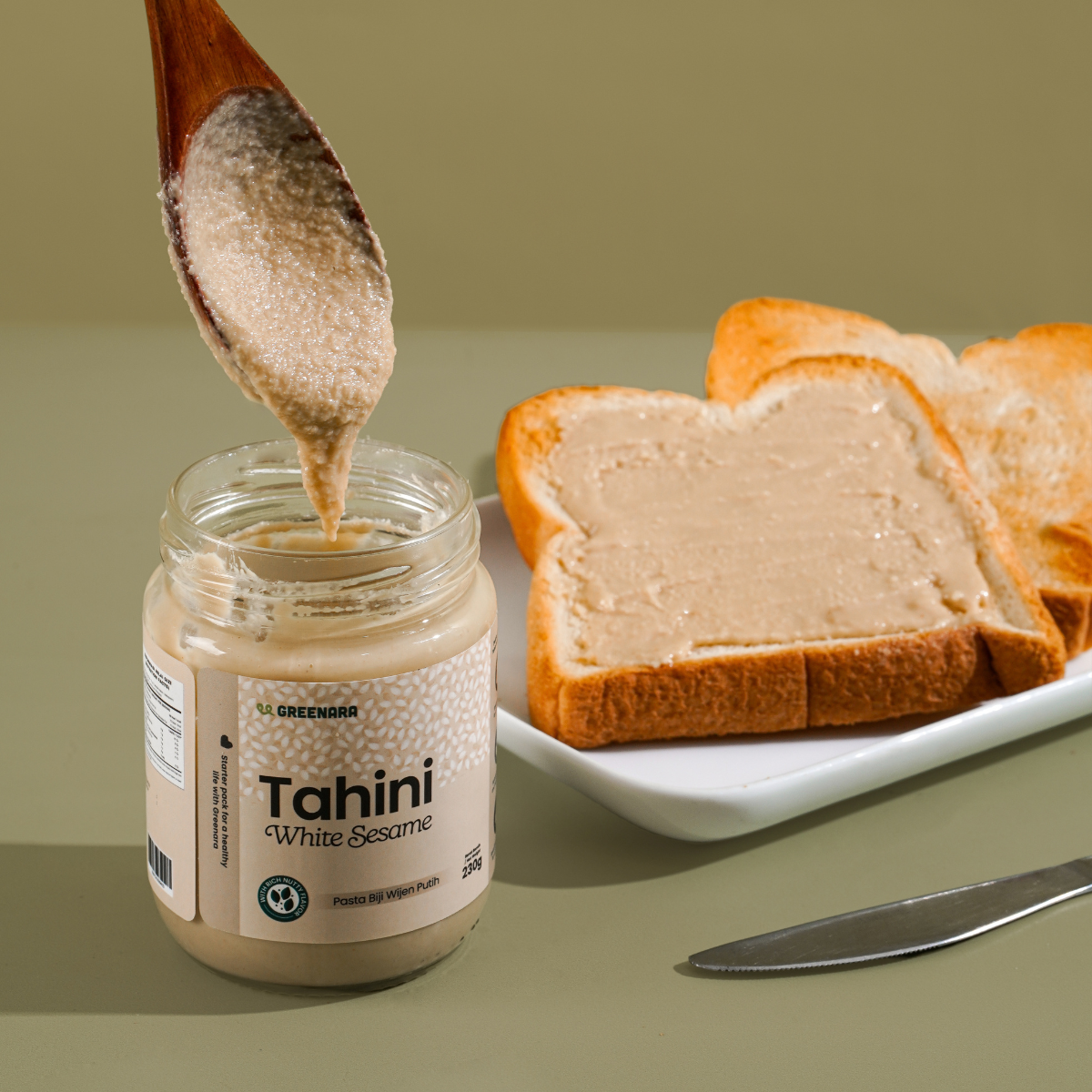Tahini Putih Biji Wijen / Selai Wijen