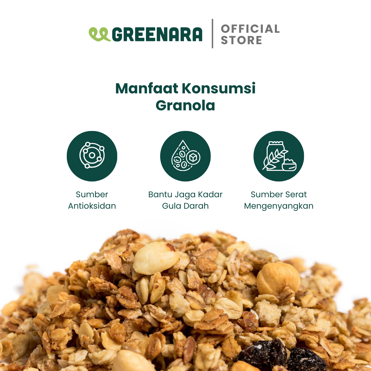 Vegan Granola Cinnamon / Granola Kayu Manis
