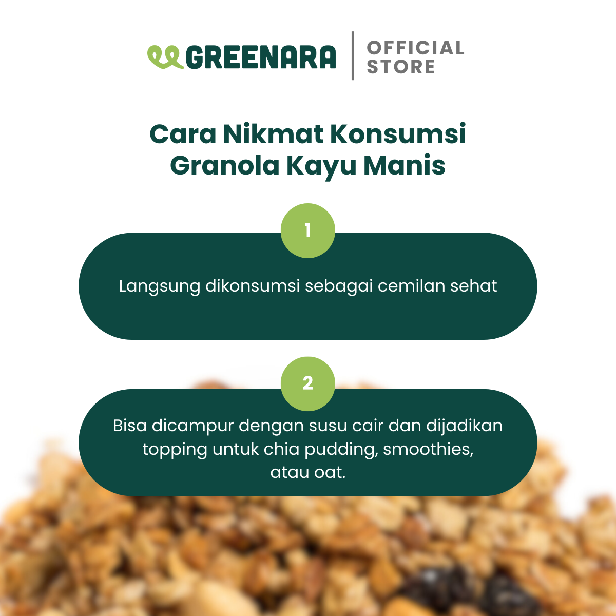 Vegan Granola Cinnamon / Granola Kayu Manis