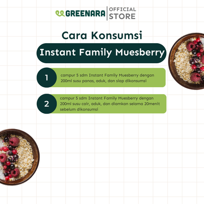 Instant Family Muesberry / Sarapan Sehat