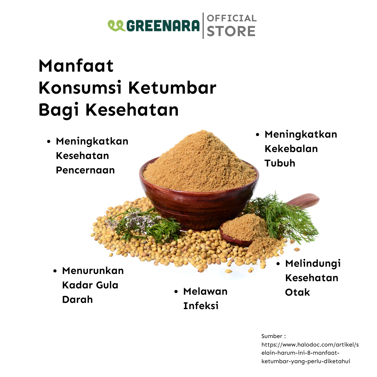 Bubuk Ketumbar 50gr / Ground Coriander