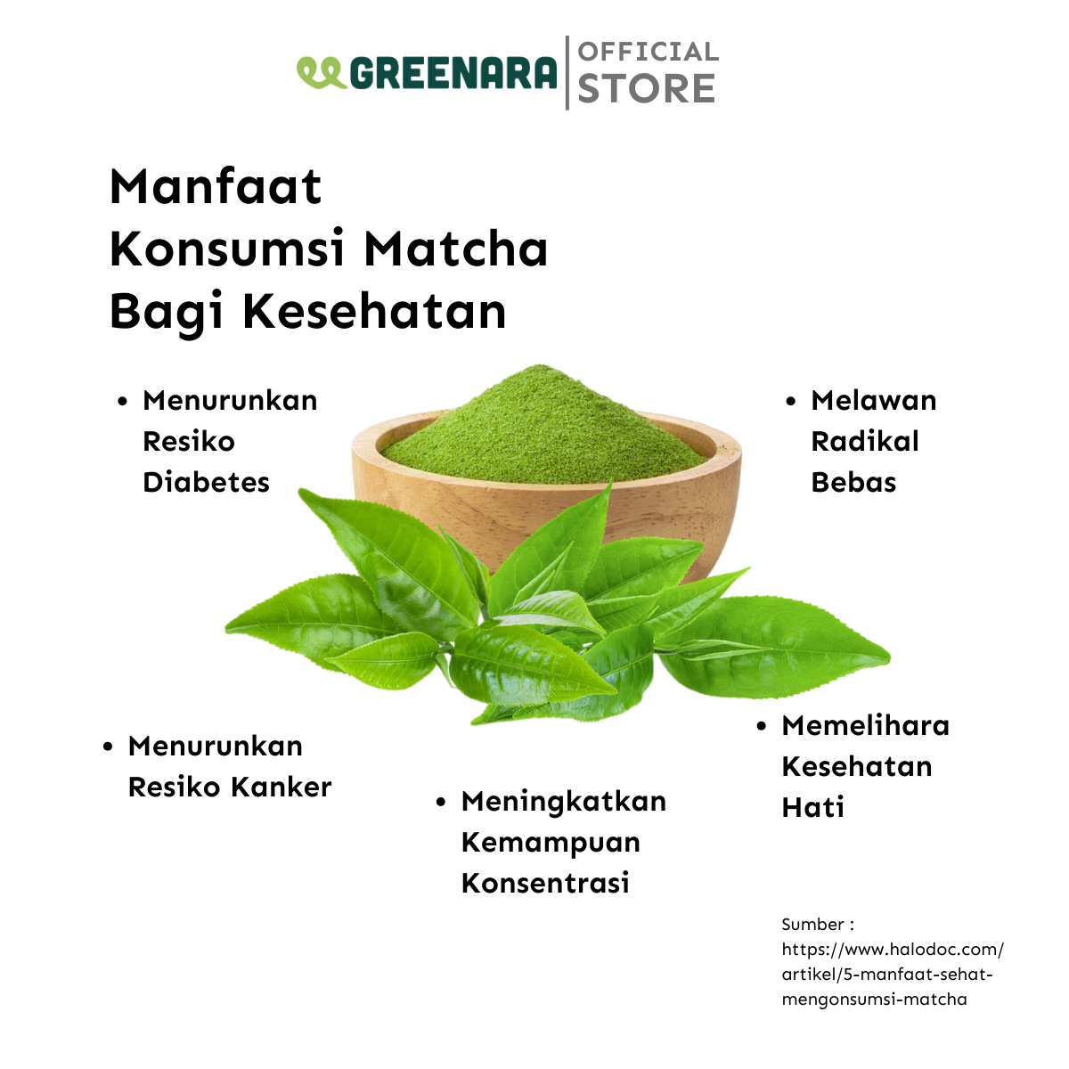 Bubuk Teh Hijau / Matcha Powder