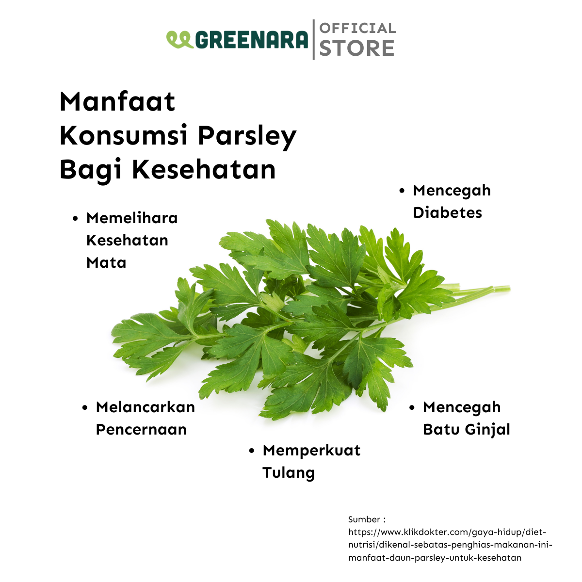 Daun Parsley Kering / Parsley Flakes