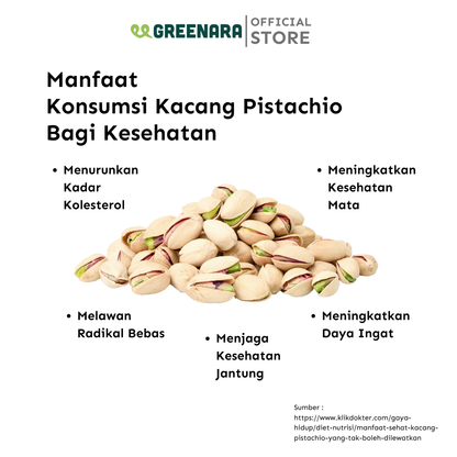 Kacang Pistachio Cangkang