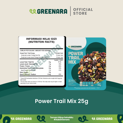 Satu Porsi Power Trail Mix 25gr / Snack Sehat