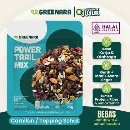 Greenara Snack Sehat Kemasan Individual / Pistachio / Almond / Mede / Walnut / Camilan Diet
