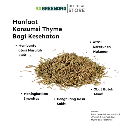 Daun Thyme Kering / Dried Thyme Leaves