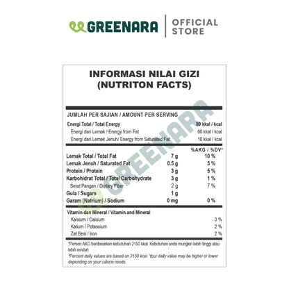 Greenara Natural Almond Flour 1Kg / Tepung Almond