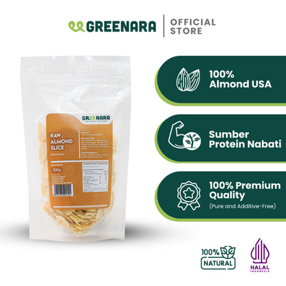 Greenara Kacang Almond Iris 100gr